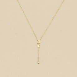 Sautoir LUNAISON - Doré