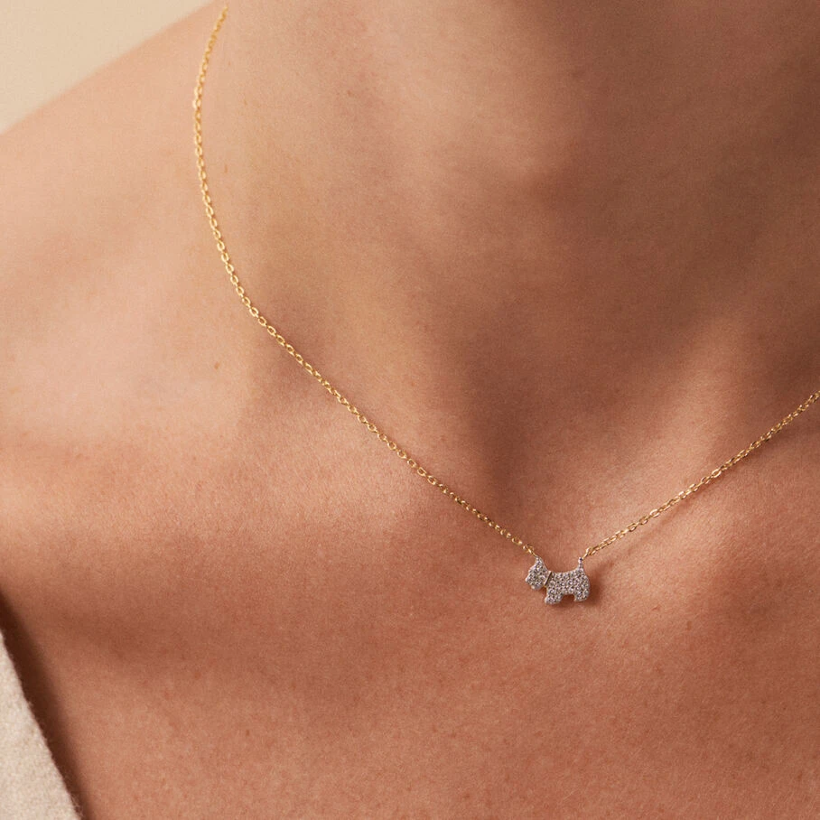 Collier Ras Du Cou MASCOTTE - Argenté / Doré 4 Collier Ras Du Cou MASCOTTE - Argenté / Doré – Image 2