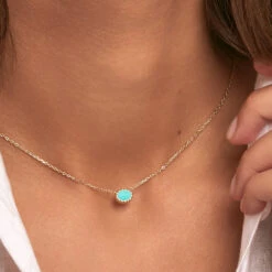 Collier Ras Du Cou ATMA - Lapis/ Bleu -Agatha 02690136 857 TU M2